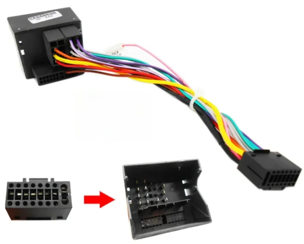 Canbus Box Decoder PSA-RZ-15 For Peugeot 206/307/301/2008 /Citroen Elysee/DS6/DS3/C3 16 PinPower Harness Wiring Cables Car Radio