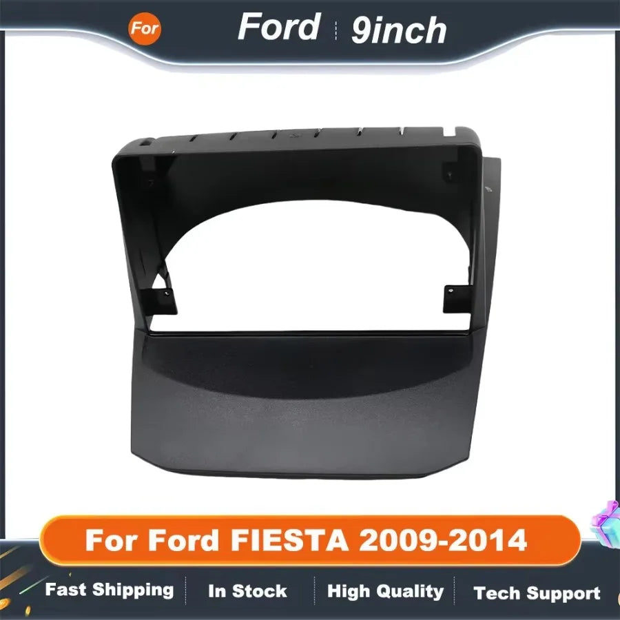 9 Inch Car Stereo Frame 2Din Fitting Kit for FORD FIESTA 2009-2014 Dash Panel Radio Fascia Installation Kit