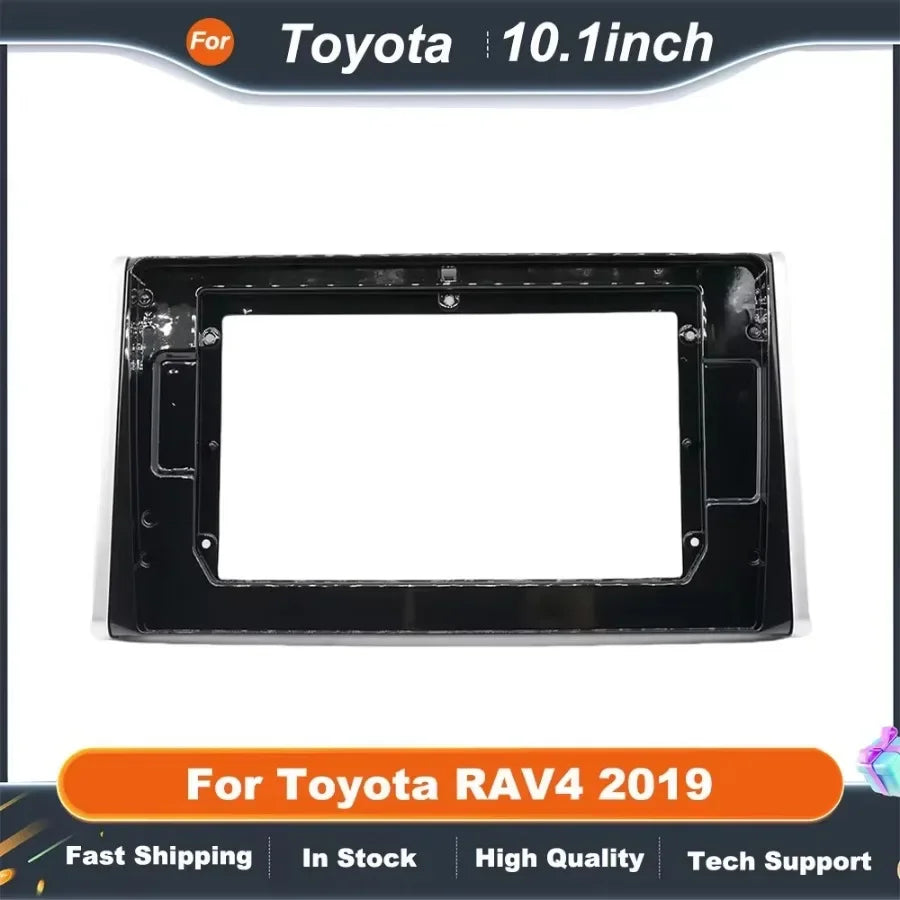 10.1 Inch Car Radio Fascia 2Din Fitting Kit for TOYOTA RAV4 2019 Dash Panel Radio Frame Installation Kit