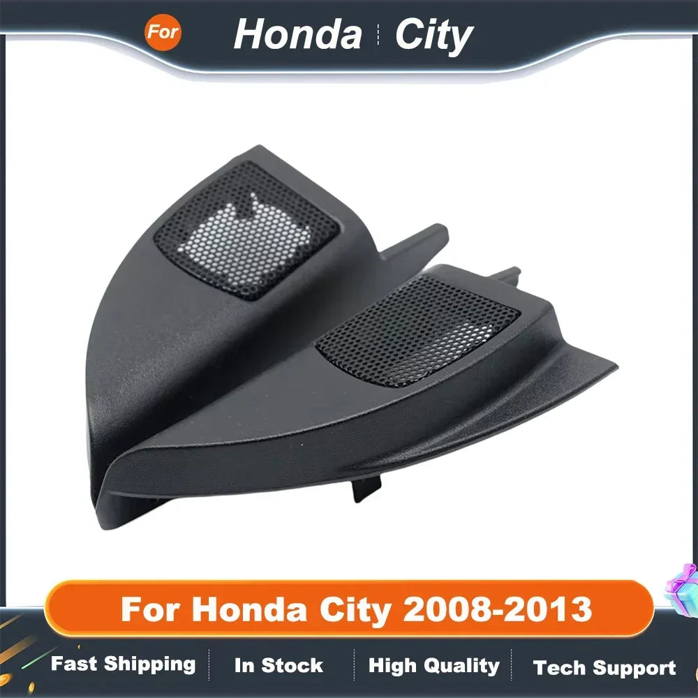 Angle Gum Mounts Car Radio Frame Fitting Kit for HONDA CITY 2008-2013 2Pcs Tweeter Speaker Cover Boxes Refitting Accessories