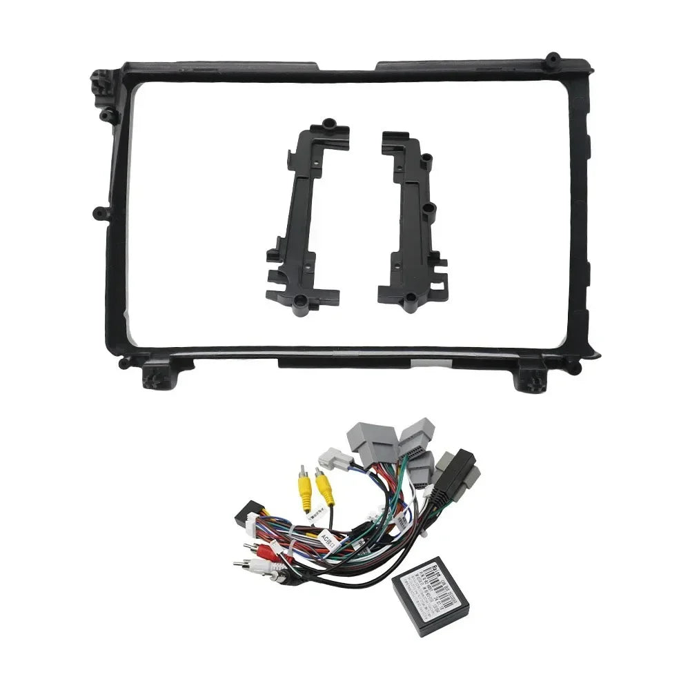 For Honda Vezel XRV HRV HR-V 2013-2018 9 Inch Car Frame Fascia Adapter Canbus Box Decoder Android Radio Dash Fitting Panel Kit