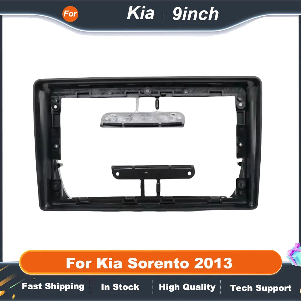 9 Inch Car Frame Fascia Adapter For Kia Sorento 2013 Android Radio Dash Fitting Panel Kit