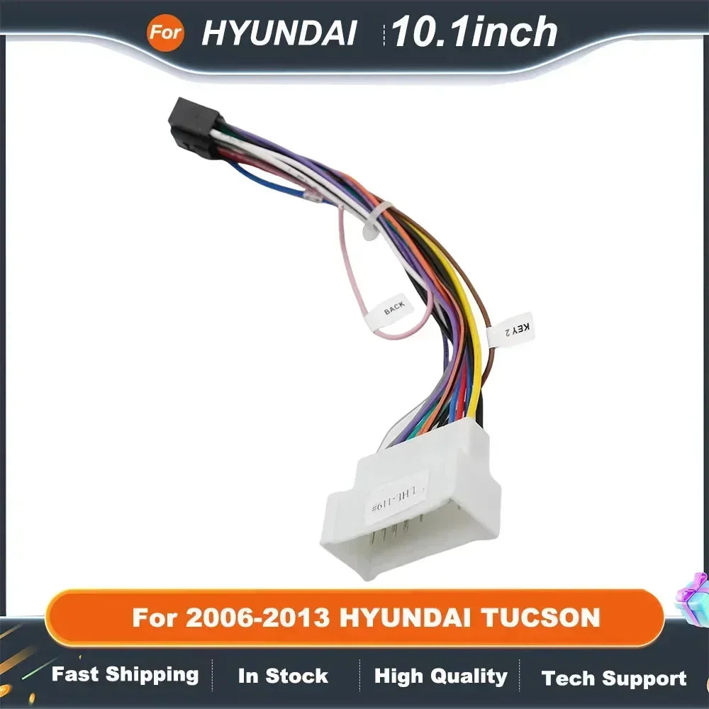 10.1-Inch Car Fascia Radio Panel 2Din Fitting Kit for HYUNDAI TUCSON 2006-2013 Android GPS MP5 Head Unit Dash Panel Kit