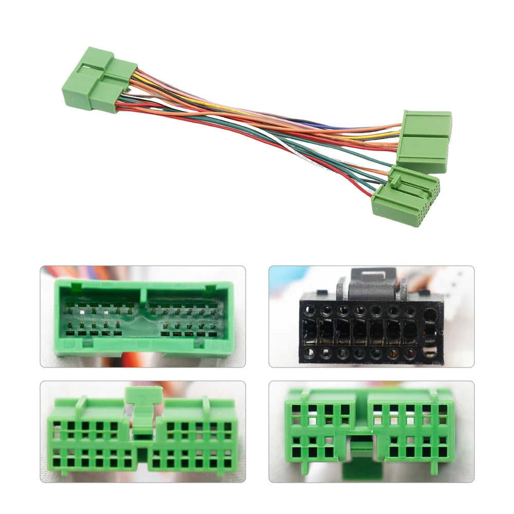 16Pin cables Harness Car Radio Android DVD Stereo For honda ACCORD 2007 audio screen multimedia video player navigation MP3 MP5