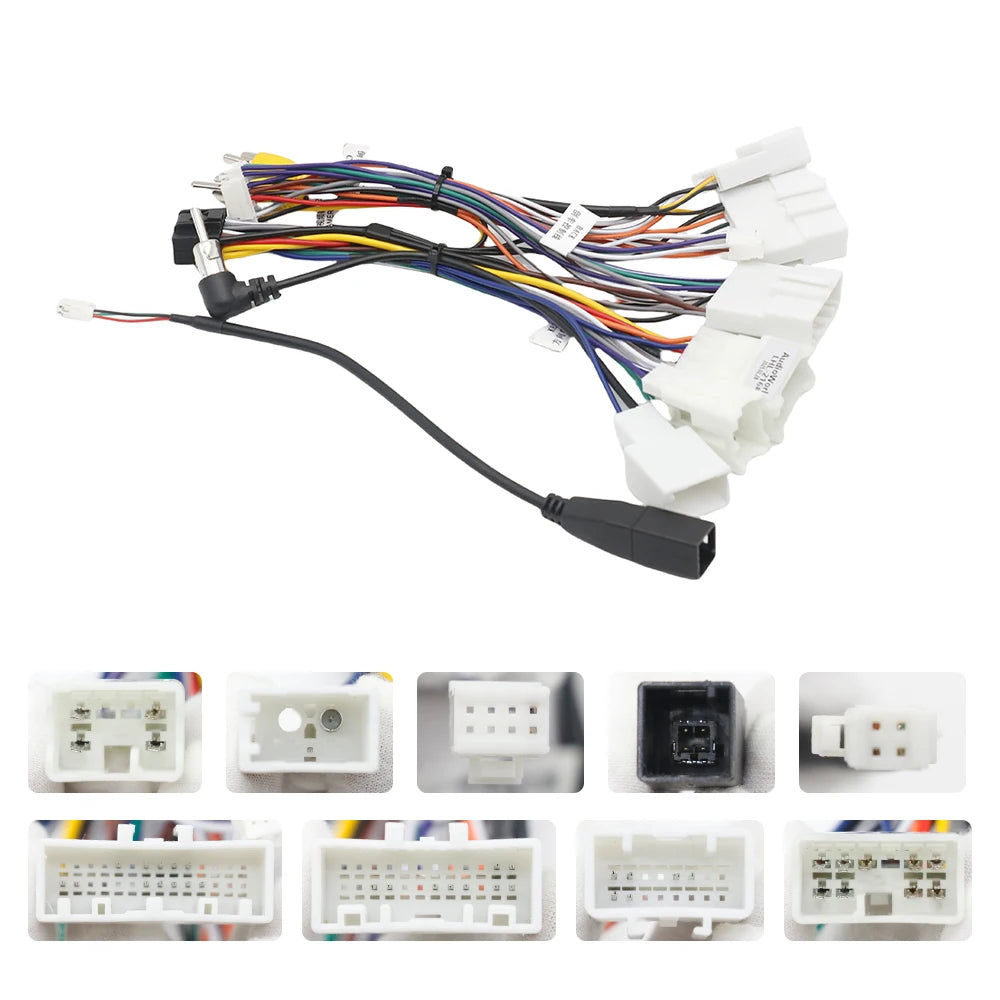 9 Inch 22.86cm for 2012-2017 Car Radio Android Frame Stereo Panel Player Fascias Harness Canbus for TOYOTA YARIS VITZ PLATZ