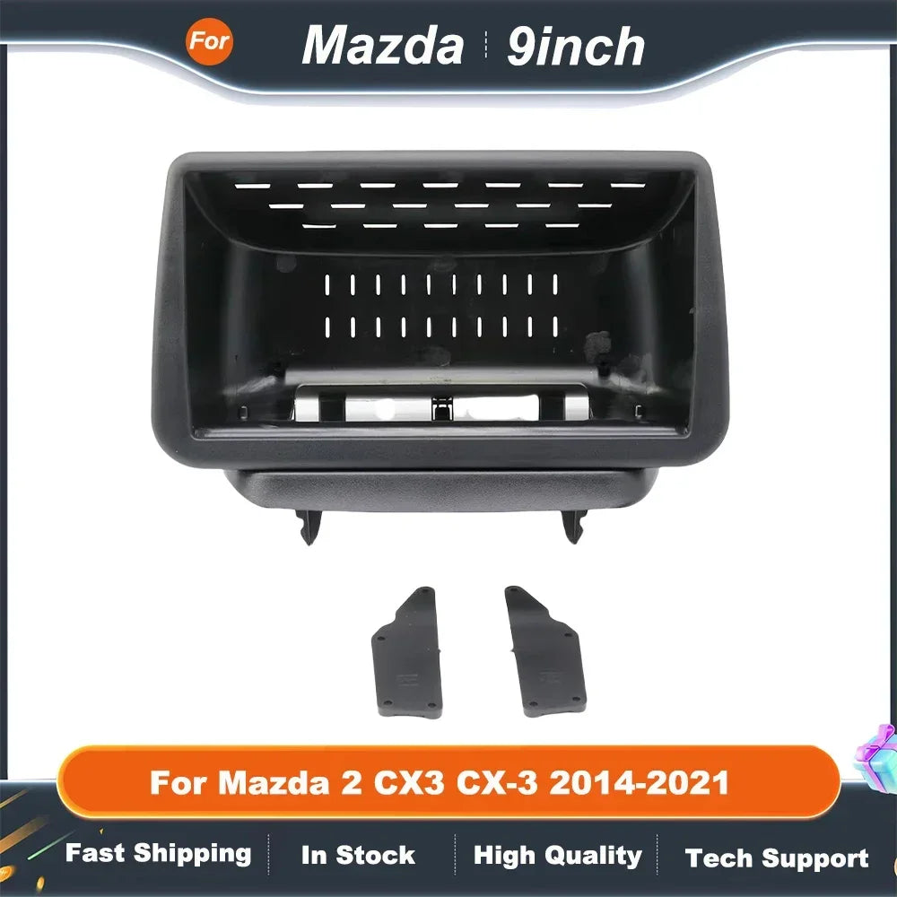 9 InchCar Stereo frame for Mazda 2 CX3 CX-3 2014-2021 Android Stereo Dash Panel Adapter Installation Kit