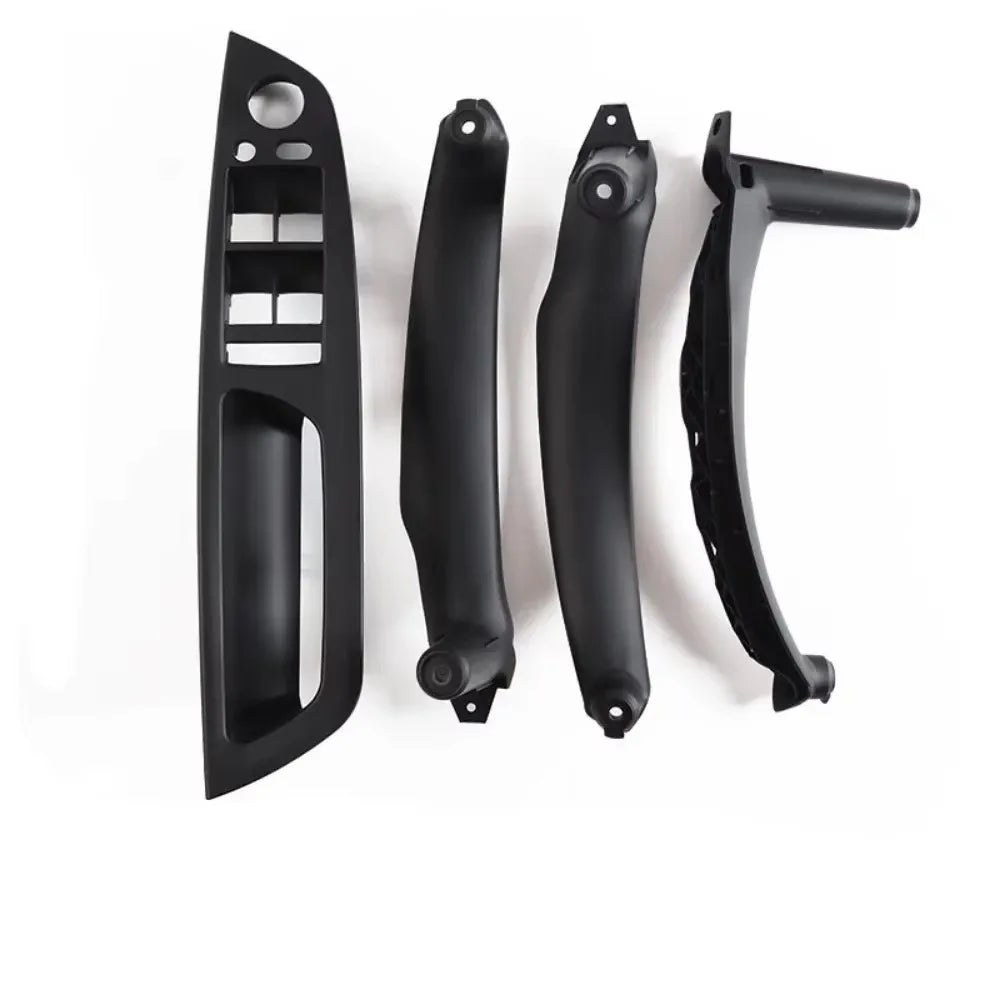 LHD RHD Upgraded Interior Carbon Fiber Door Handle Cover Trim Replacement For BMW X5 X6 E70 E71 E72 2007-2014