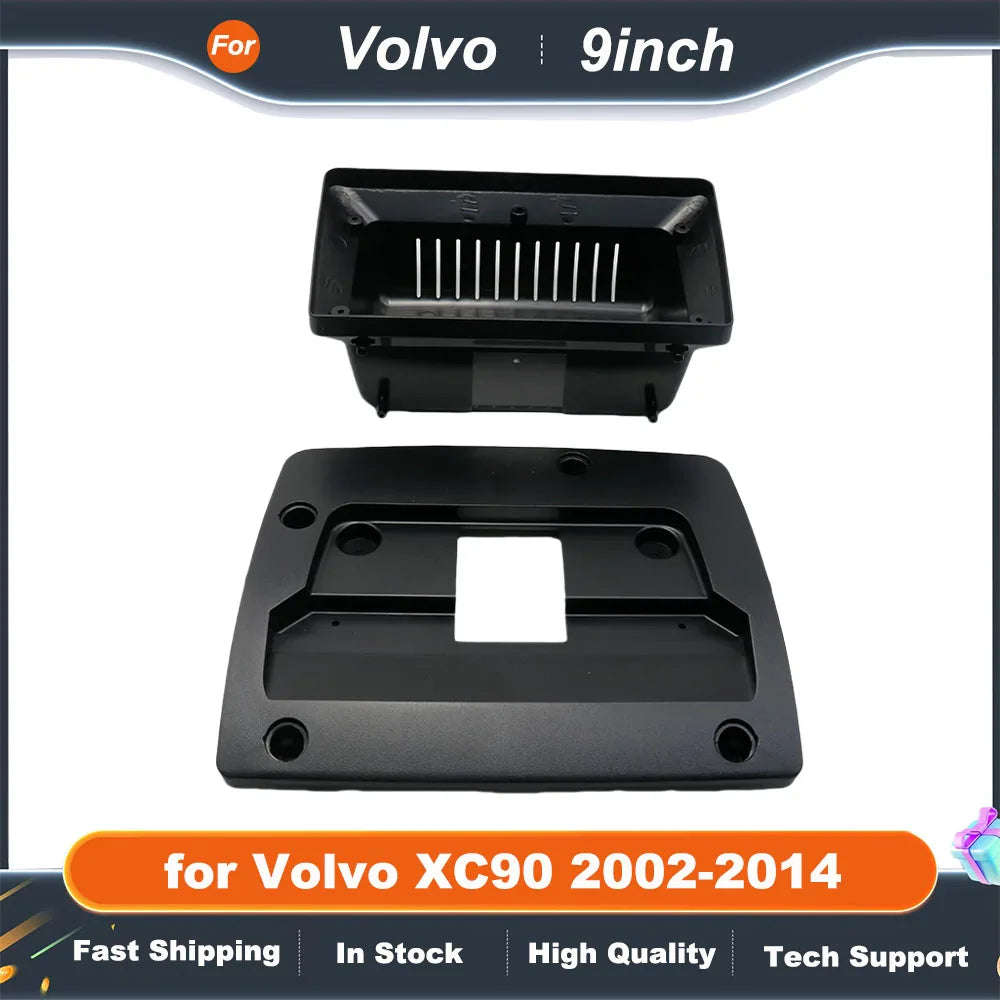 9 inch Central Control Navigation Frame Suitable for Volvo XC90 2002-2014 Android Large Screen Navigation Audio Panel