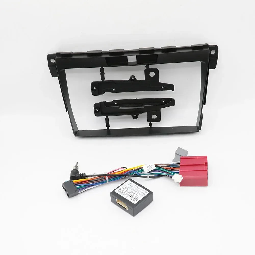 For 2006-2012 MAZDA CX-7 (9INCH) Car Radio Fascias Android MP5 GPS Player Panel Frame 2 Din Head Unit Stereo Dash Board Cover Tr