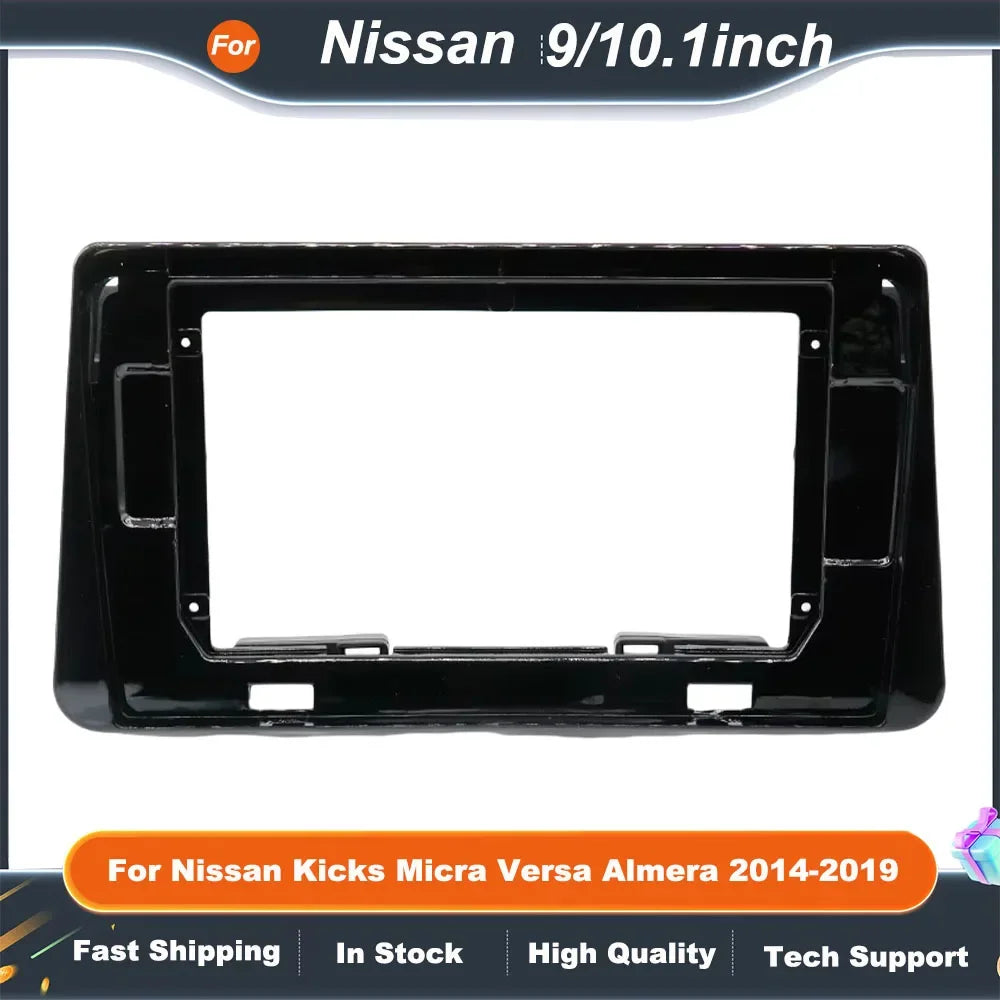 9/10.1" Universal Car Dash Kit for Nissan Kicks/Micra/Versa/Almera 2014-2019 Android Stereo Installation Panel