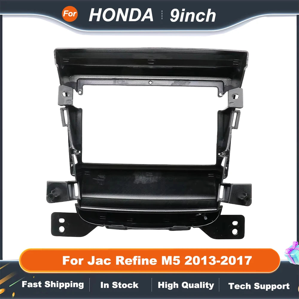 9 Inch Car Audio Fascia Panels Adapter For Jac Refine M5 2013-2017  Android Radio Dash Fitting Panel Kit