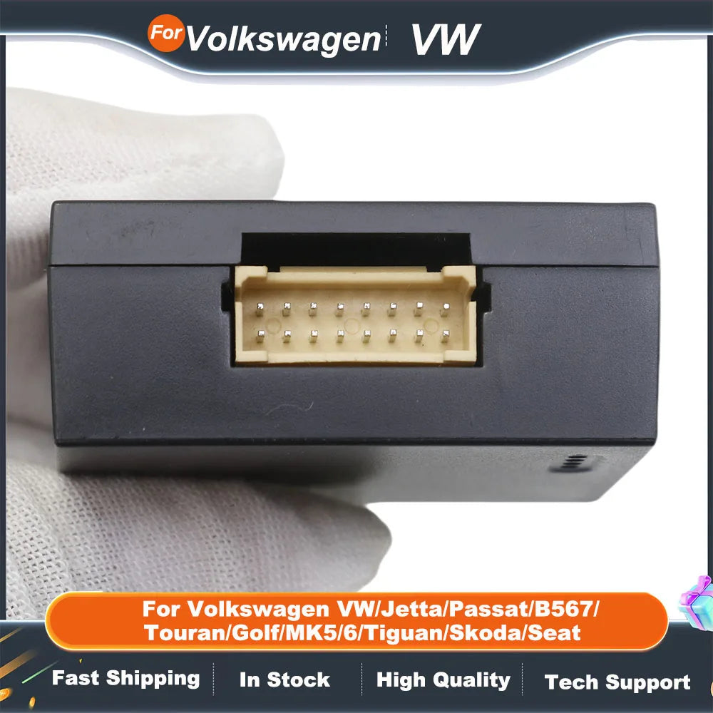 Canbus box RP5-VW-001/ VW-RZ-58 16 Pin Adaptor For Volkswagen VW/Jetta/Passat/B567/Touran/Golf/MK5/6/Tiguan/Skoda/Seat