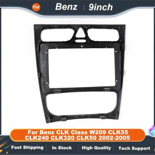 9 Inch Car Radio Frame For Benz CLK Class W209 CLK55 CLK240 CLK320 CLK50 2002-2005 Adapter Canbus Box Decoder Fitting Panel Kit