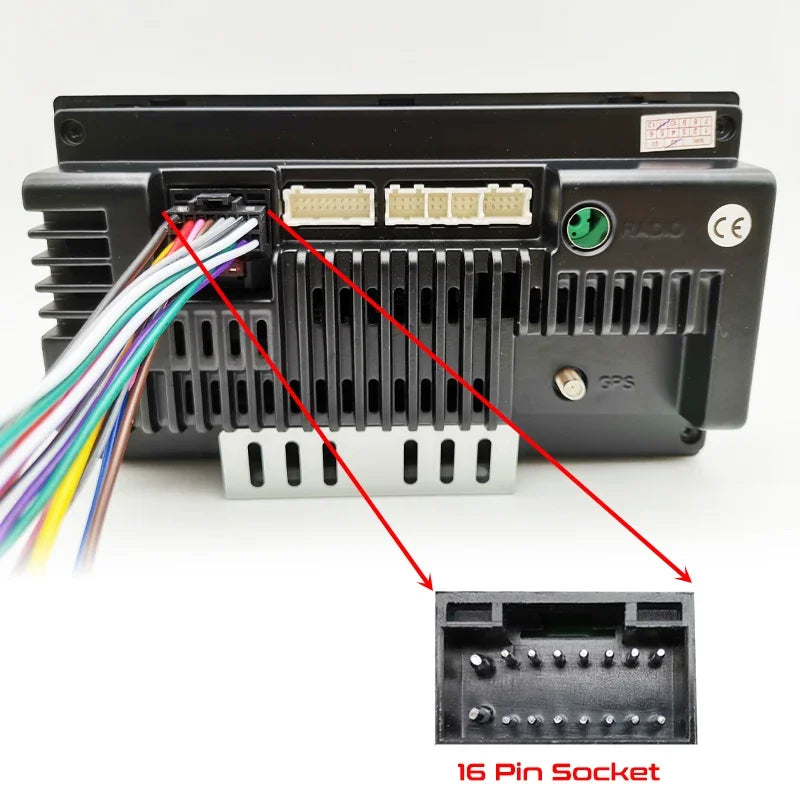 Radio Wiring Harness 16 Pin Plug to 14pin Head Unit Connector Car Audio Cable Adapter for Subaru Forester Impreza Legacy Outback