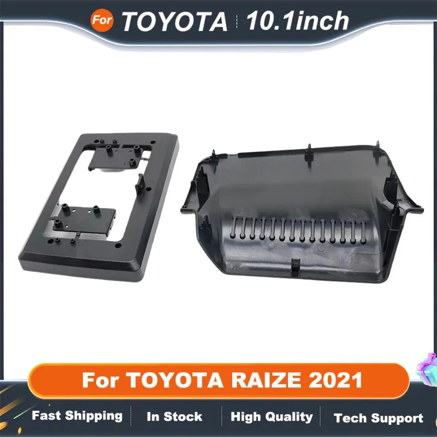 10 Inch car stereo frame Adapter For TOYOTA RAIZE 2021 Android Radio Dash Fitting Panel Kit