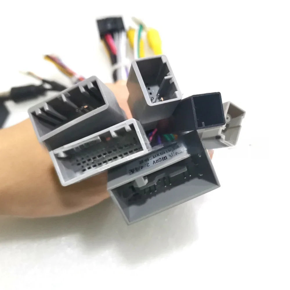 Car Radio Stereo Wiring Harness Cable Adapter Canbus Box For Honda CRV2.4 2015/CIVIC 2014 GPS 2 Din Video Player