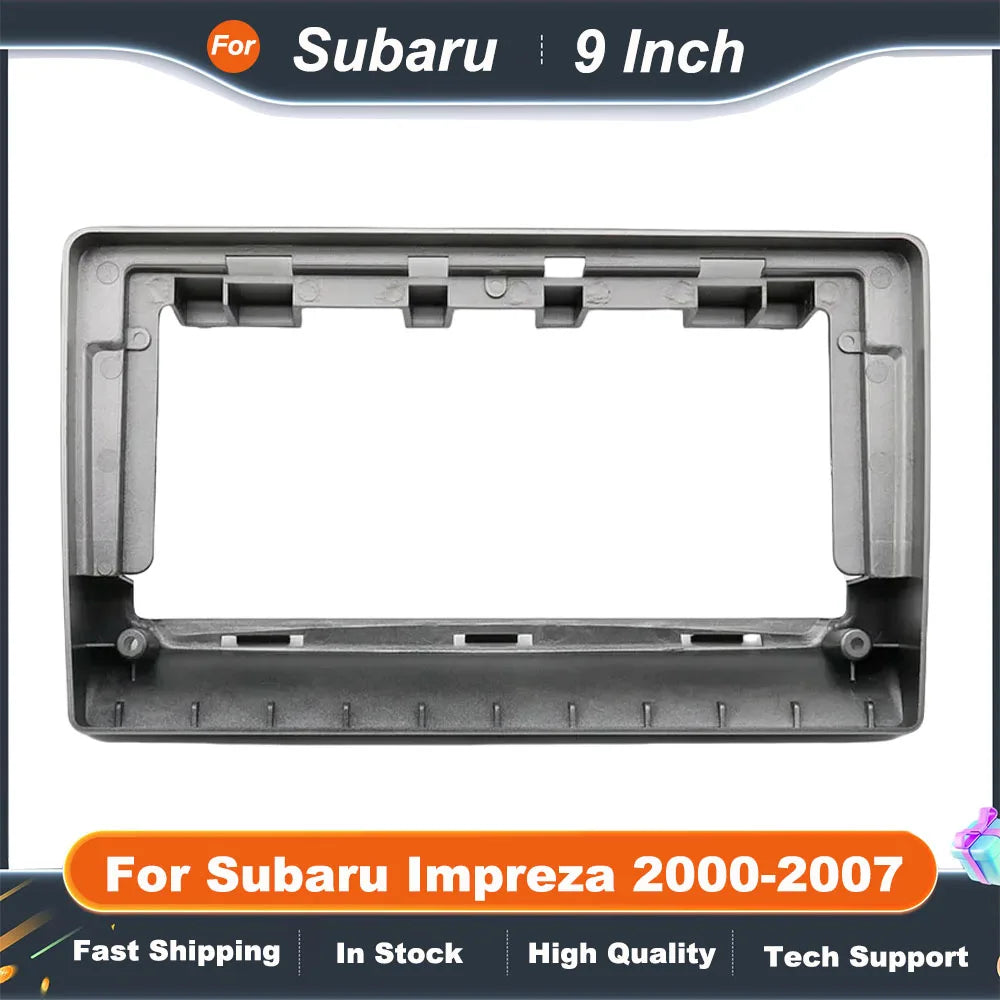 9 Inch Car Frame Fascia Adapter  For Subaru Impreza 2000-2007 Canbus Box Decoder Android Radio Audio Dash Fitting Panel Kit