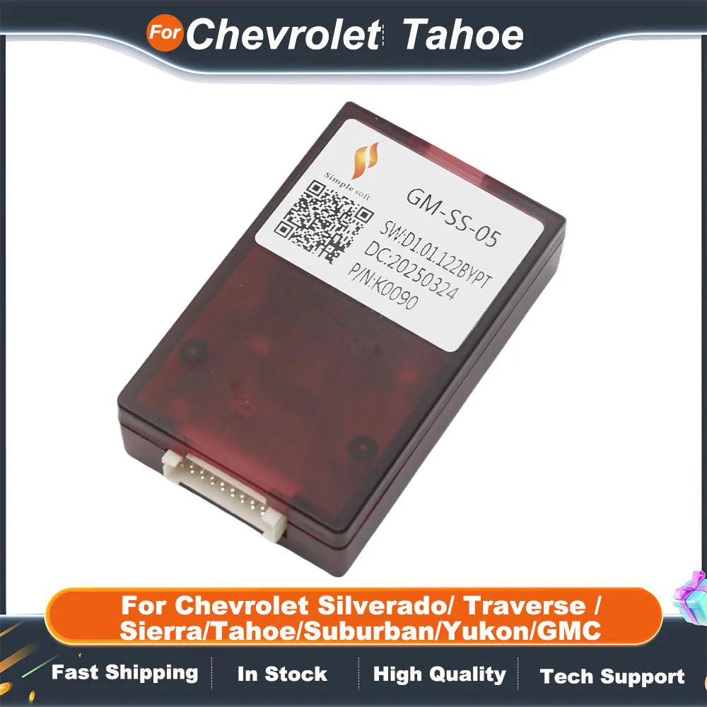 Canbus Box Adaptor Decoder With Cable For Chevrolet Silverado/ Traverse /Sierra/Tahoe/Suburban/Yukon/GMC Android 2 Din GPSRadio