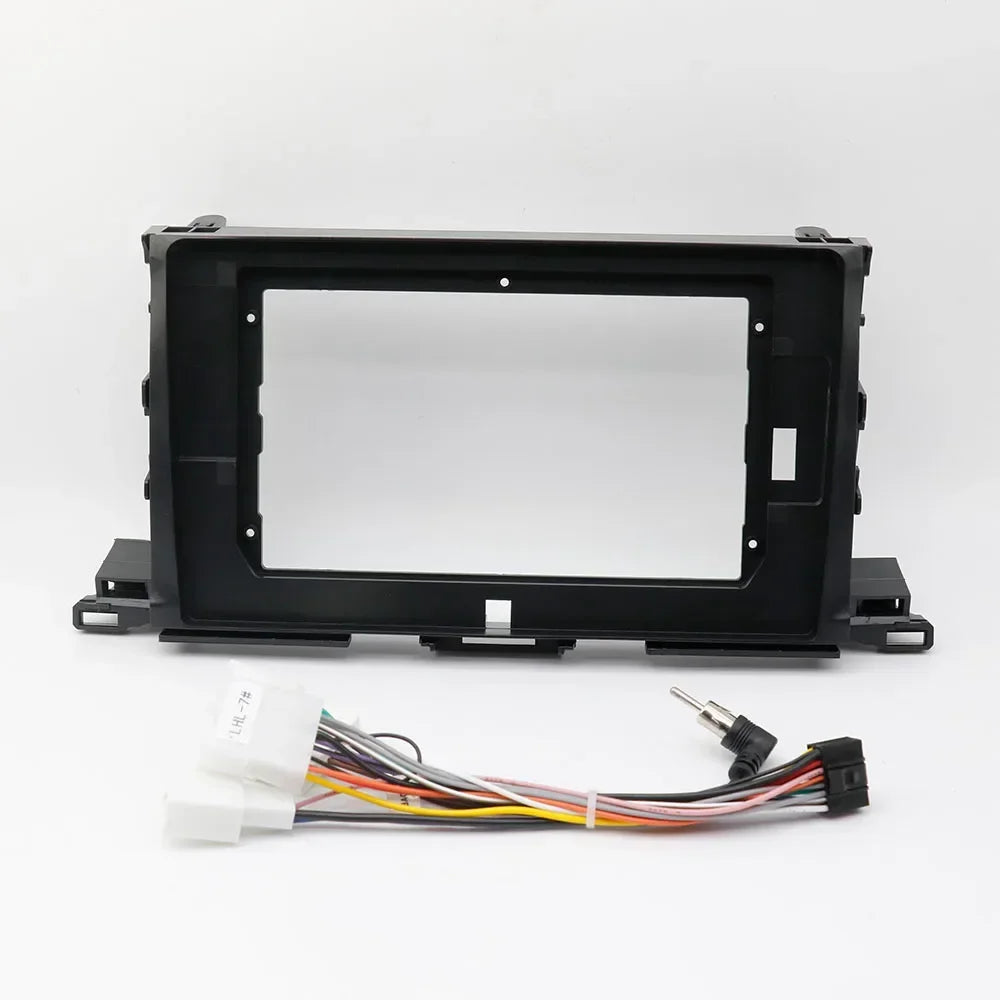 10.1 inch Car Radio Fascia Panel for TOYOTA Highlander 2015-2018 stereo Frame
