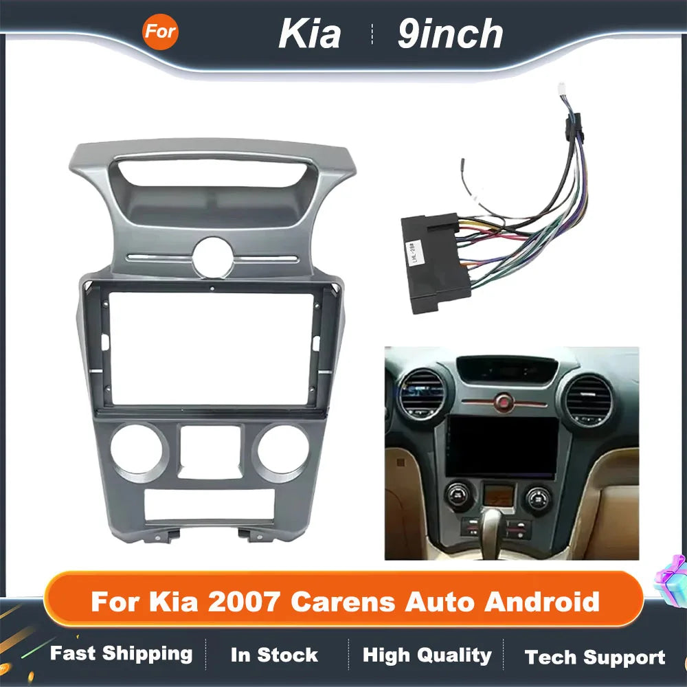 9Inch Car Radio Frame  For Kia 2007 Carens Auto Android Dvd Player Android Radio Ips Touch Screen Gps Navigation Frame Kit