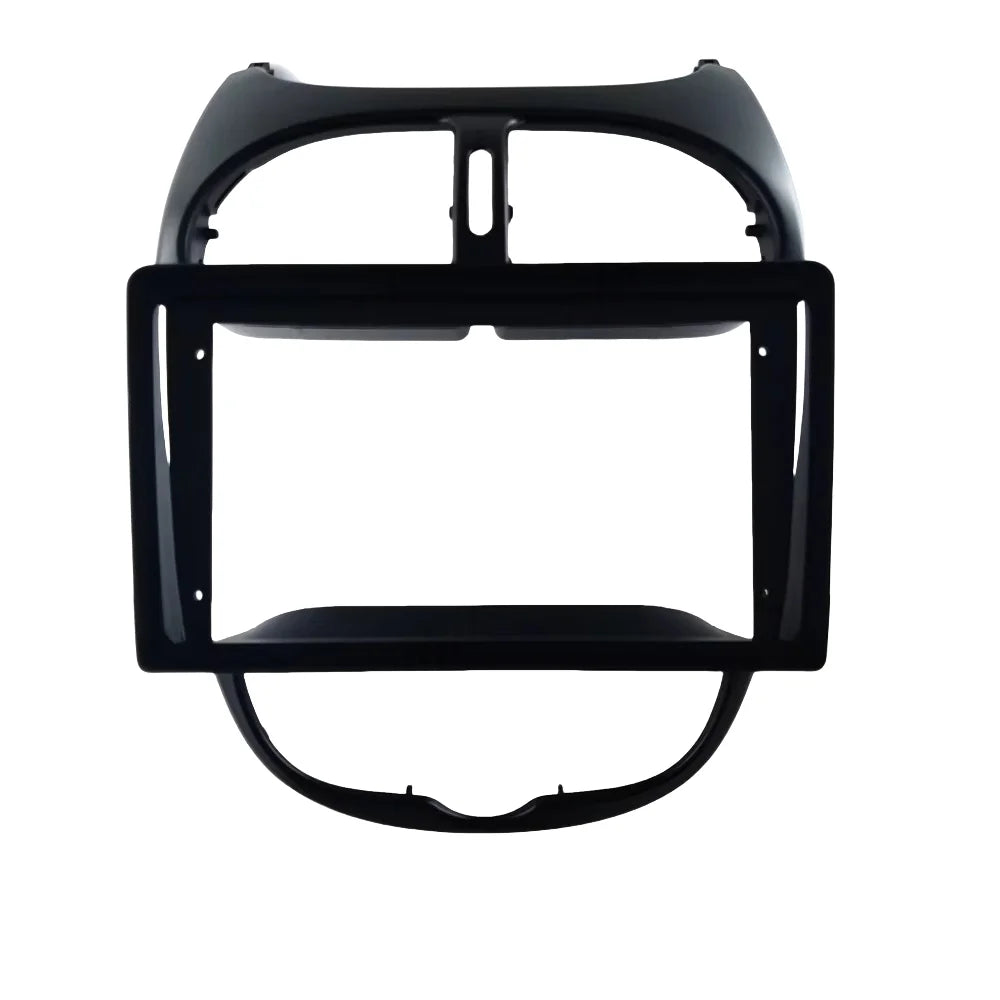 9 Inch 2 Din Car Dashboard Frame CAR DVD Frame Radio Panel Frame Navigation Panel for Peugeot 206 2000-2010 2 din Android