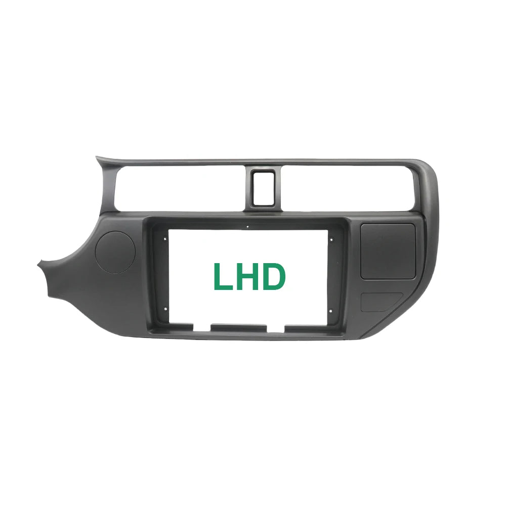 Car 2 Din Audio Radio Fascia Frame For KIA RIO 2012 9 Inch Big Screen Stereo Dash Fitting Panel Trim Kit WITH SRS HOLE