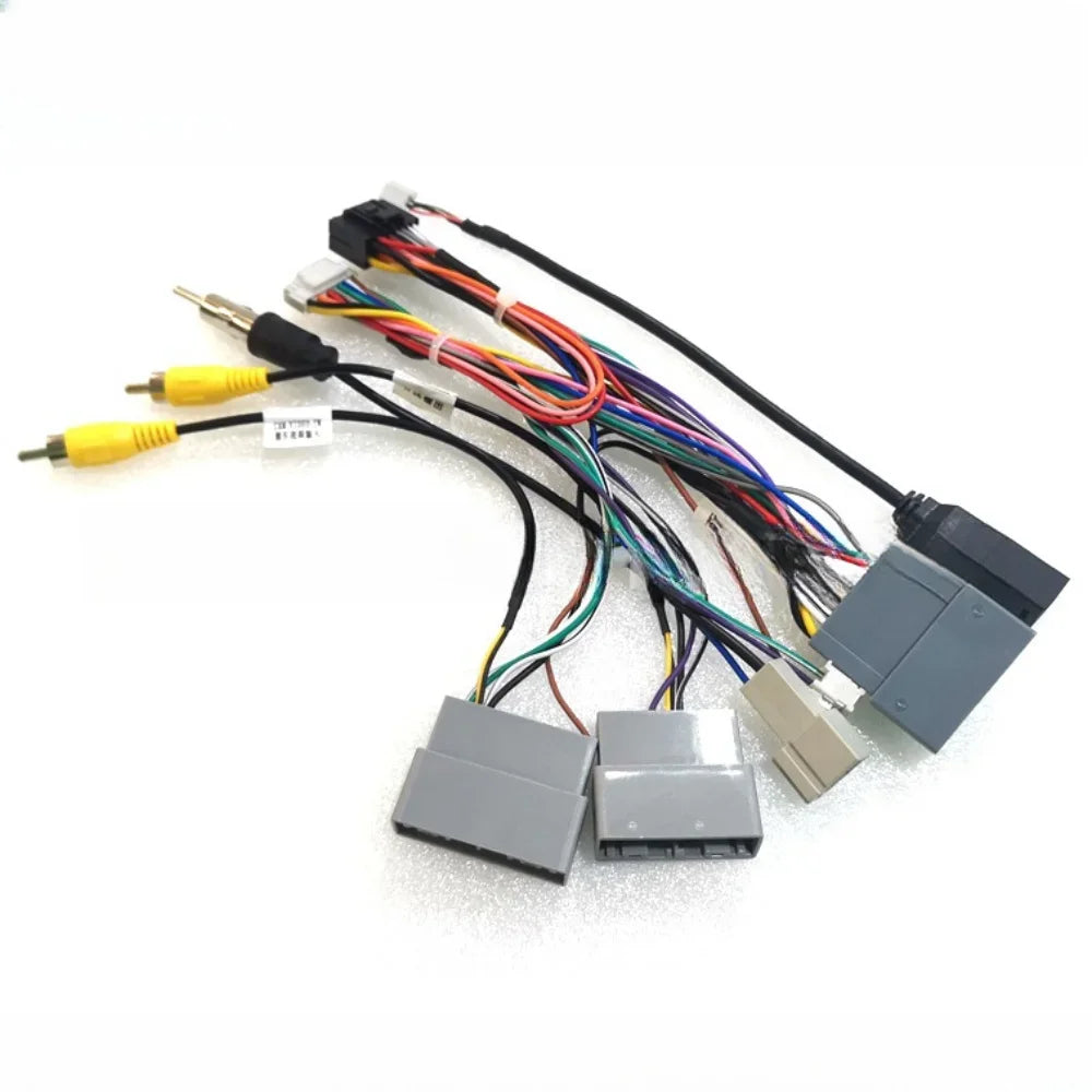 For HONDA FIT / JAZZ / ELYSION/JADE/VEZEL/HR-V/XR-V Android 2 DinCar Radio Canbus Box Decoder Wiring Harness Adapter Power Cable
