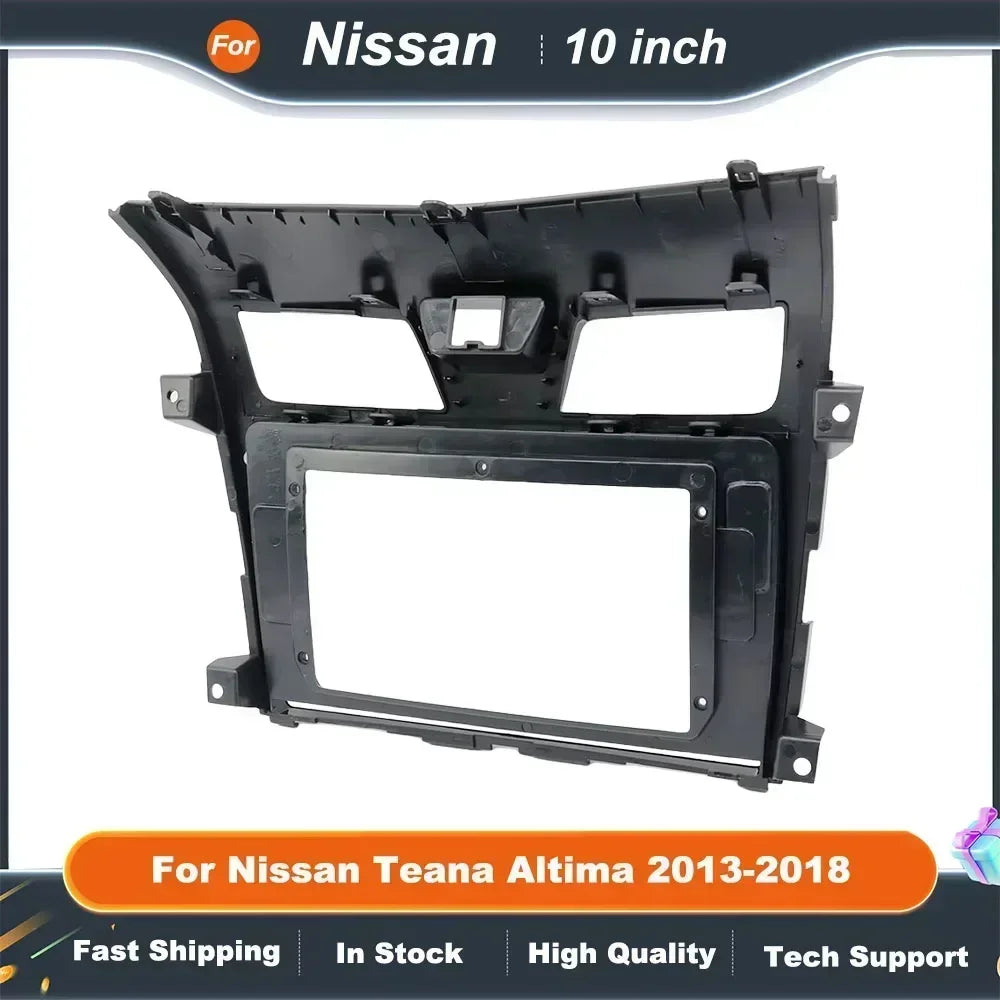 9/10 Inch Android Car Stereo Dash Panel Kit with CANBUS Decoder for Nissan Teana  Altima 2013-2018 Fascia Frame Installation