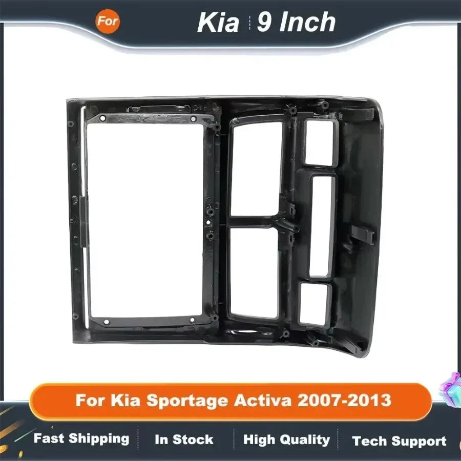 9 Inch Car Radio Fascia Adapter For Kia Sportage Activa 2007-2013 Android Radio Dash Fitting Panel Kit