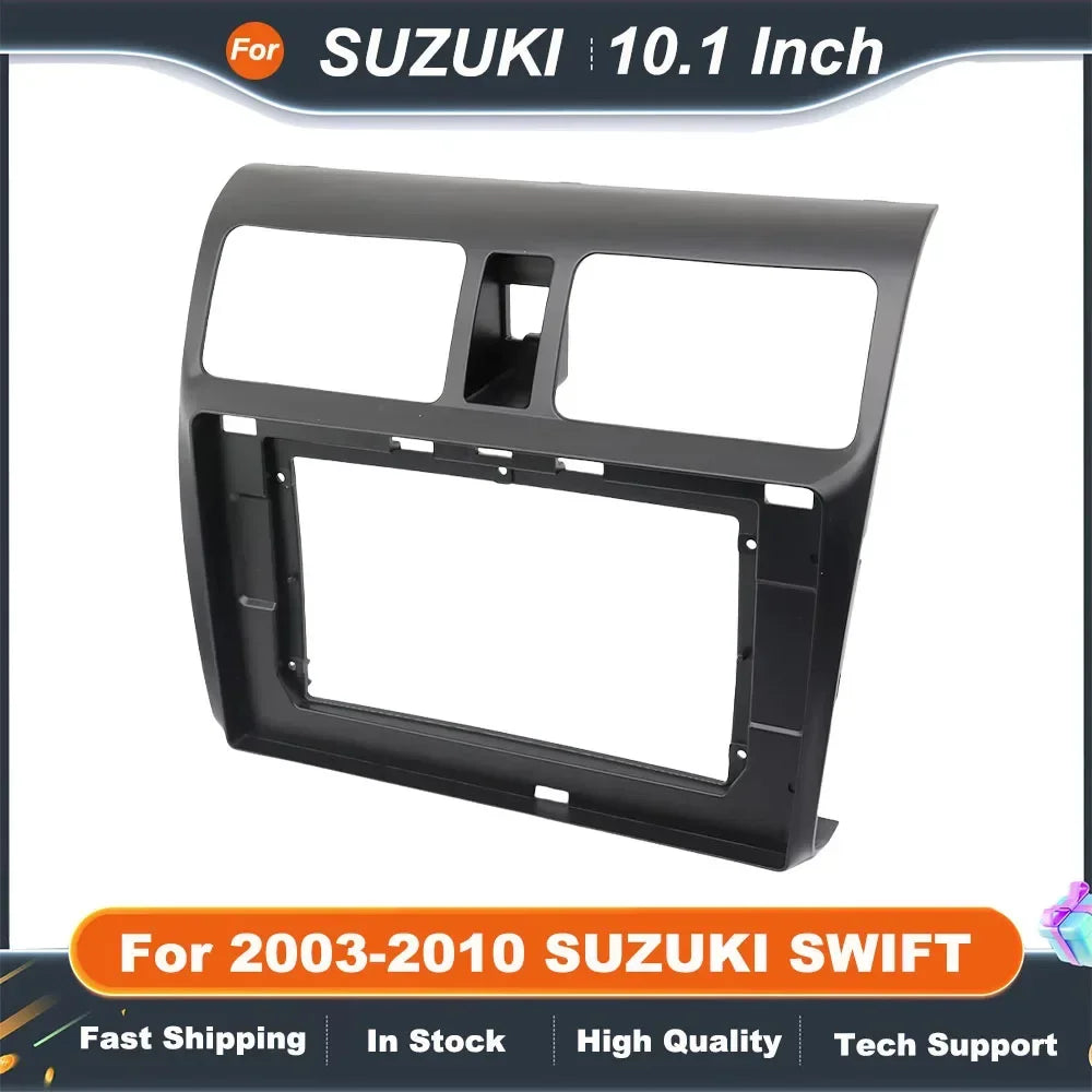 Double Din 10.1 Inch Car Radio Fascia Frame for SUZUKI SWIFT 2003-2010 GPS DVD MP5 Installation Panel Kit