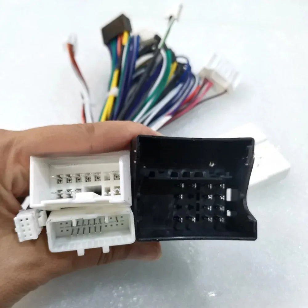 16 Pin Car Wiring Harness Adapter Canbus Box Decoder Power Cable For Renault Megane 3 2009-2013/Fluence 2014/Koleos 2010-2014