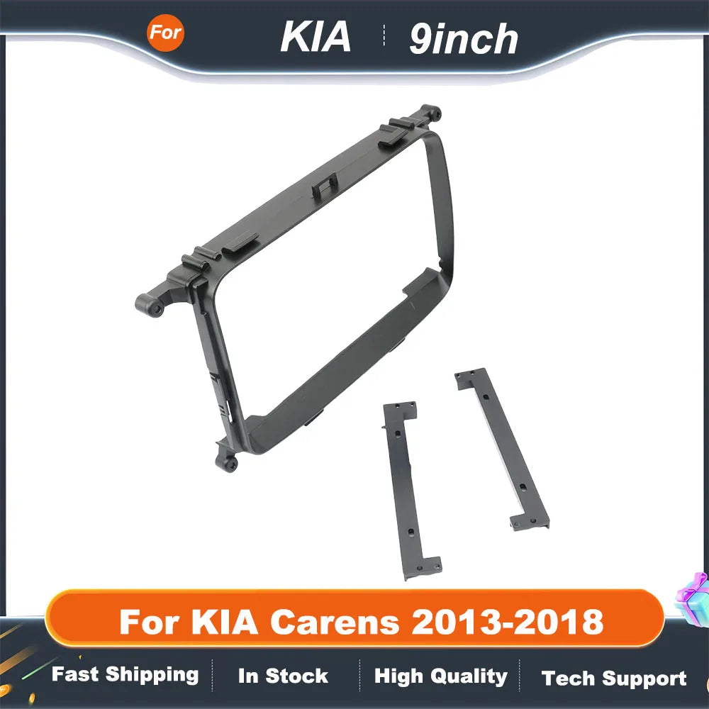 9 Inch Car Frame Fascia Adapter For KIA Carens 2013-2018 Android Radio Dash Fitting Panel Kit