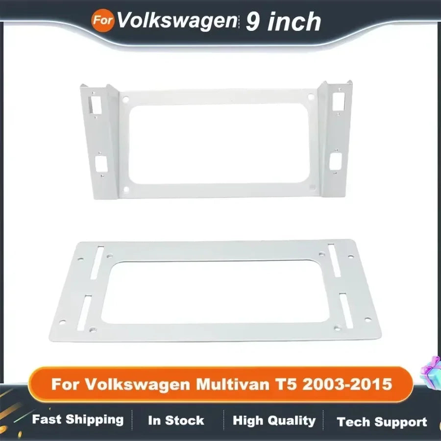 9 Inch 2Din Car Radio Fascia For Volkswagen Multivan T5 2003-2015  Android  MP5 Player Stereo Panel
