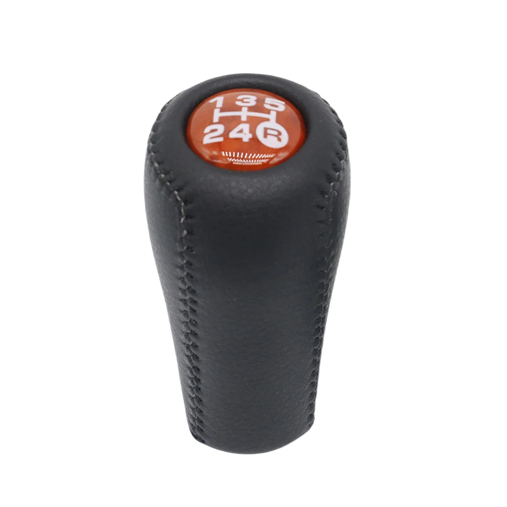 Real Leather For Toyota Prado LC120 Land Cruiser  2003-2009 Car 5 Speed MT Gear Shift Knob Transmission+Transfer