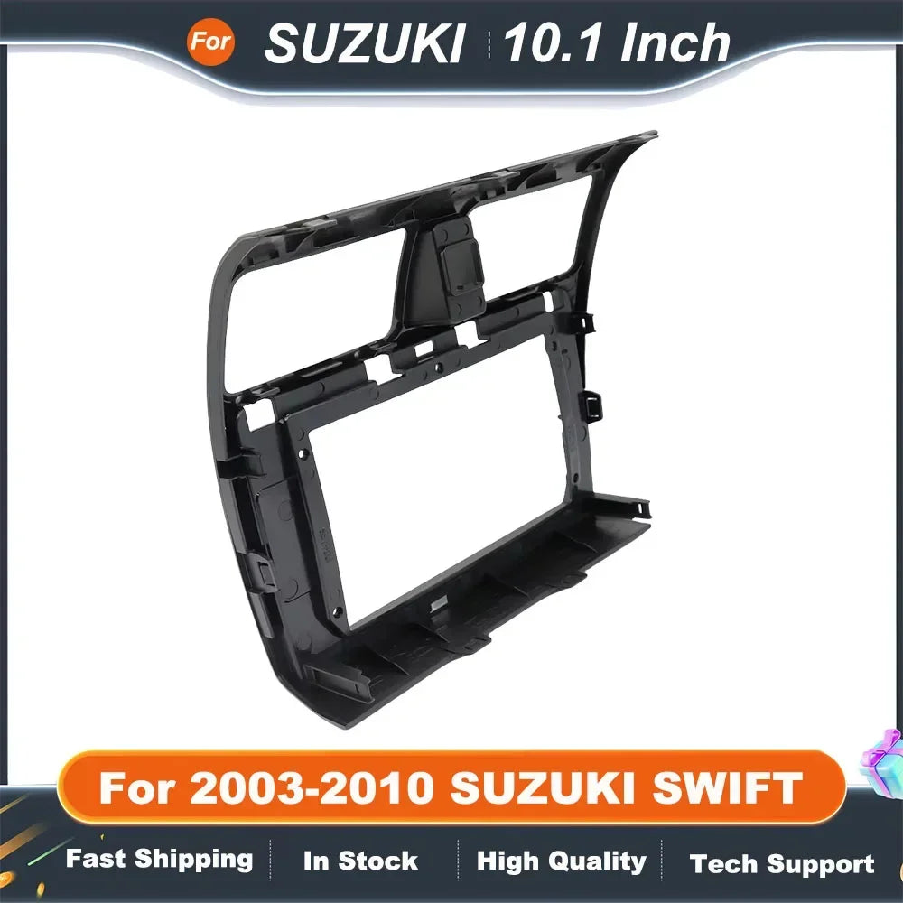 Double Din 10.1 Inch Car Radio Fascia Frame for SUZUKI SWIFT 2003-2010 GPS DVD MP5 Installation Panel Kit