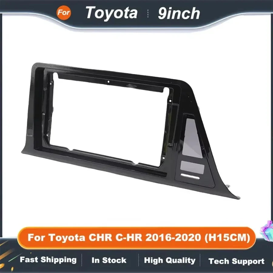 9 Inch Car Audio Fascia Panels Adapter For Toyota CHR 2016+ Stereo Android Radio Dash Fitting Panel Kit