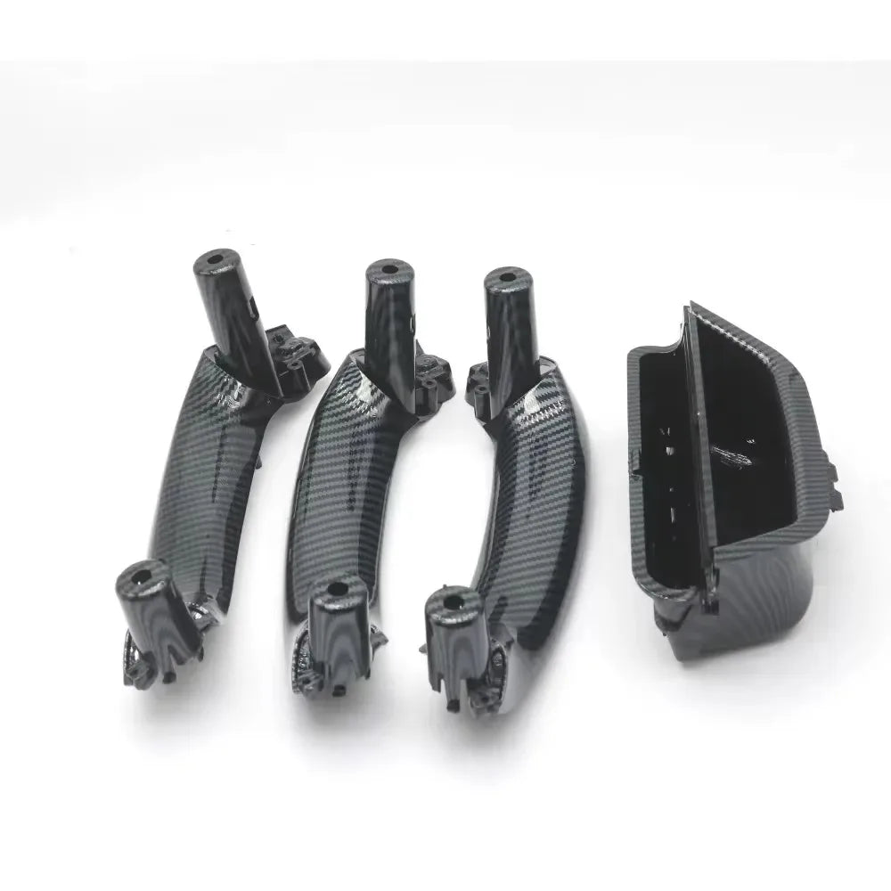 4PCS SET LHD RHD Car Interior Door Handle Cover Inner Panel Armrest Pull Trim Replacement For BMW X3 X4 F25 F26 2010-2016