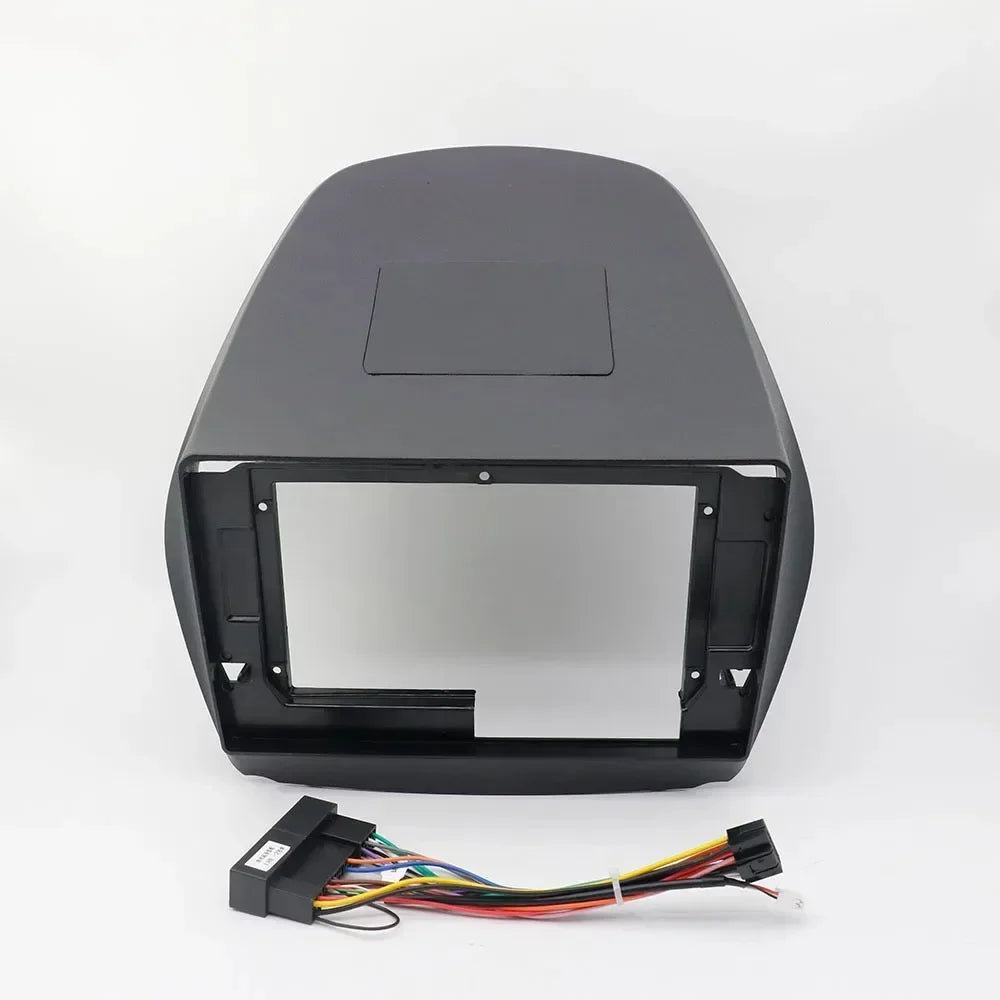For HYUNDAI TUCSON IX35 2010-15 9/10.1inch Car Fascia Radio Panel DVD  Dash Kit Install Adapter Console Frame Bezel Trim
