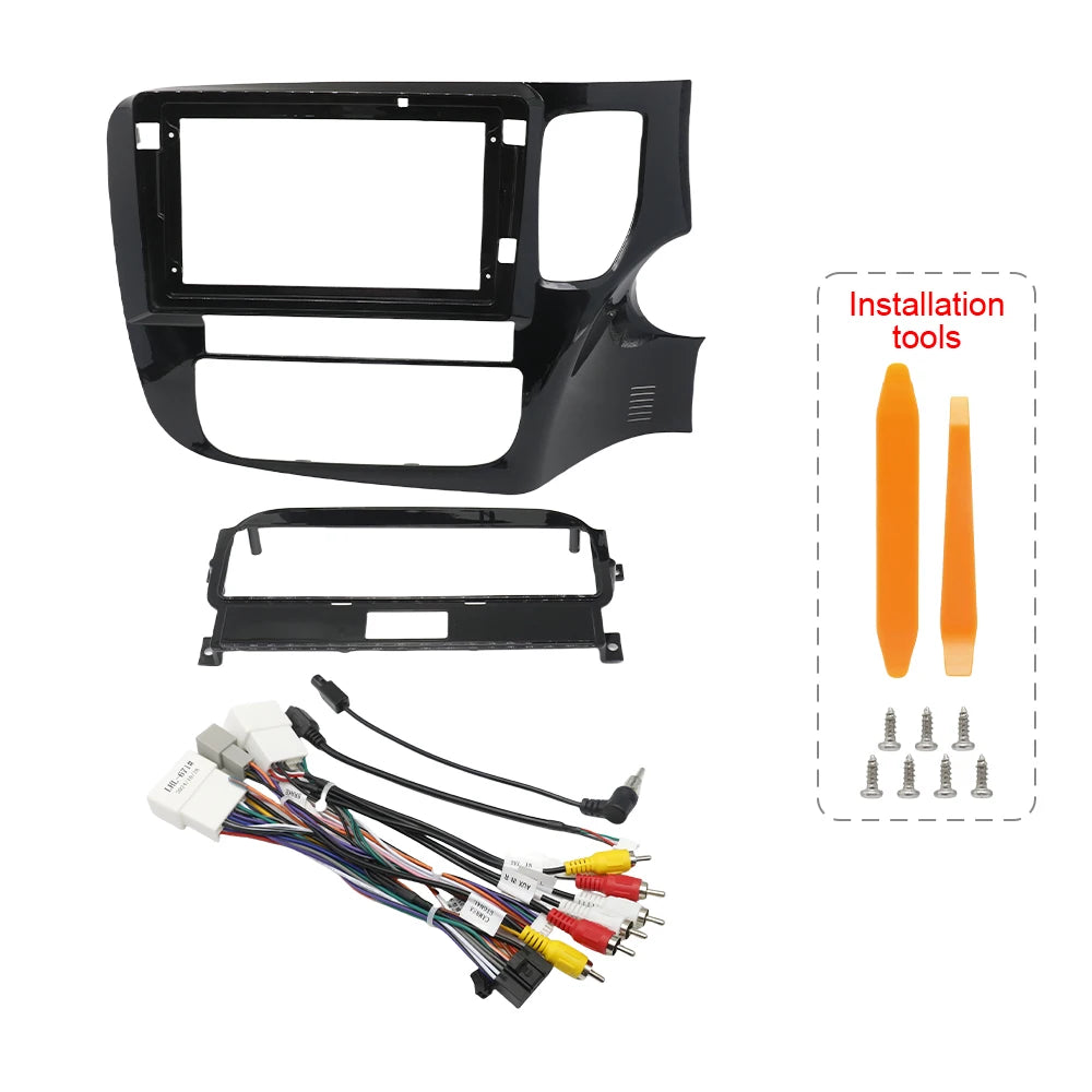 9 Inch Dvd Player Panel Radio Head Unit Stereo for Mitsubishi Outlander 3 RHD 2012-2018 Car Android Frames