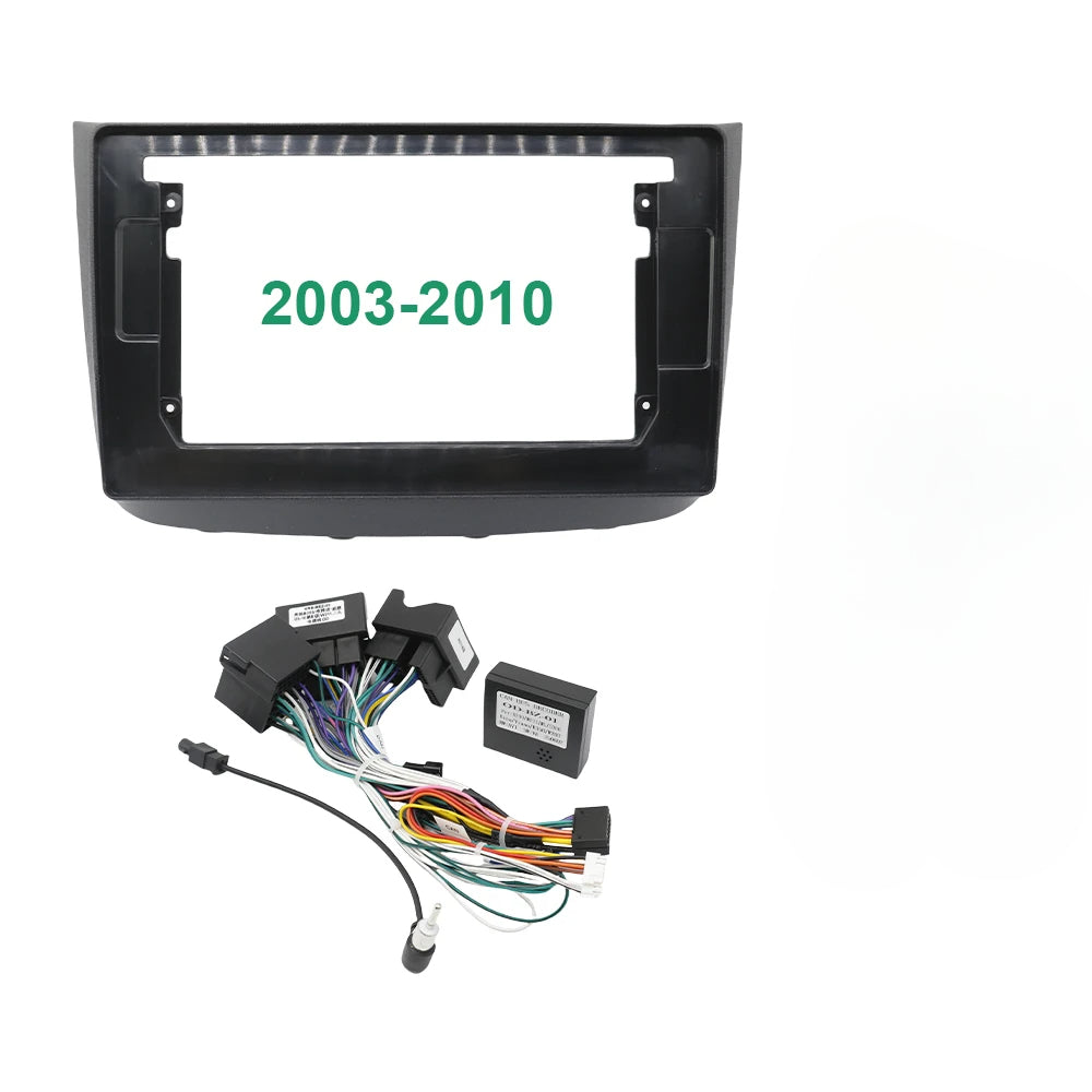 For MERCEDES BENZ Vito 2 Viano W639 2003-2010 10.1 inch 25.654cm Car Radio Stereo Android 2 Din Head Unit Panel Frame Trim