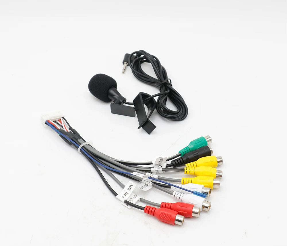 Car Radio Fascias RCA and microphone cable