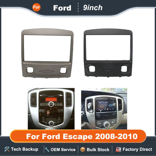 2Din Car Radio Fascia for Ford Escape 2008-2010 DVD Stereo Frame Plate Adapter Mounting Dash Installation Bezel Trim Kit