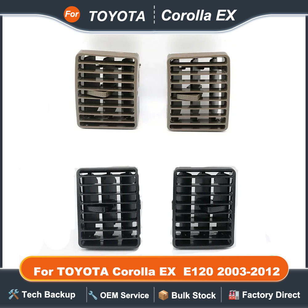 For TOYOTA Corolla EX  E120 2003-2012 Car Air Conditioning Vent Outlet Panel Grille Cover Frame Fascia Replacement Dash
