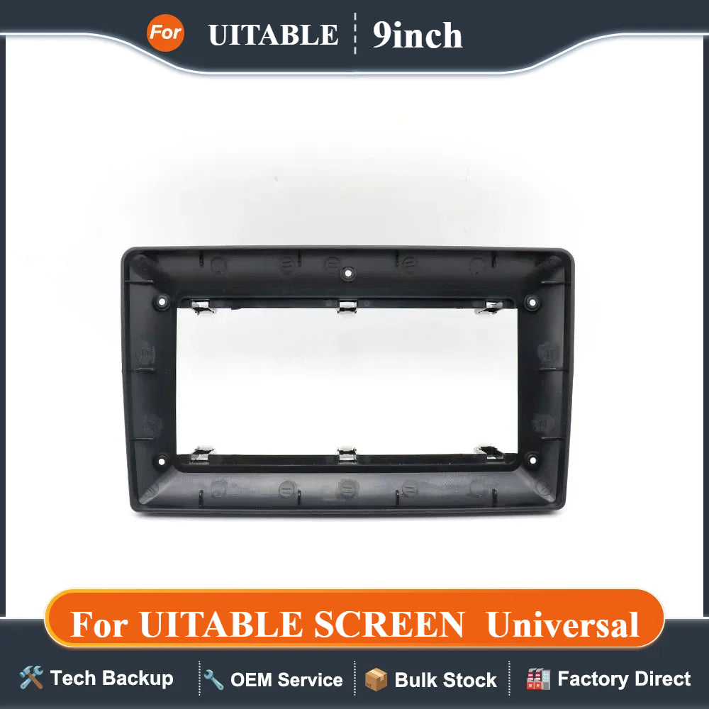 7 to 9 Inch Universal Two 2 Double Din Car Radio Fascia Auto Stereo Headunit Panel Dashboard Mounting Frame Trim Kit Face Plate