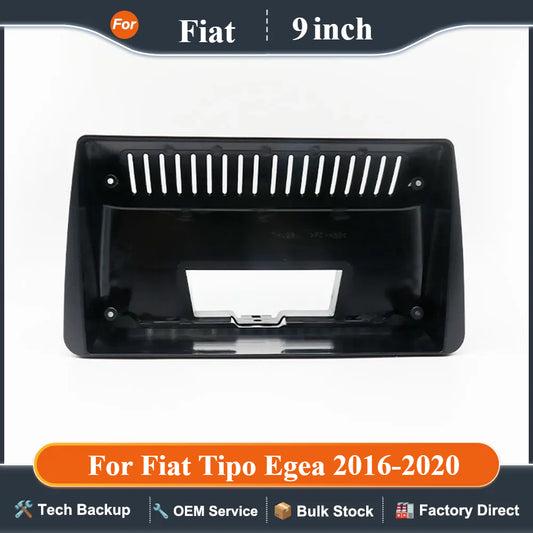 9 Inch Car Frame Fascia Adapter Canbus Box Decoder For Fiat Tipo Egea 2016-2020 Android Radio Dash Fitting Panel Kit