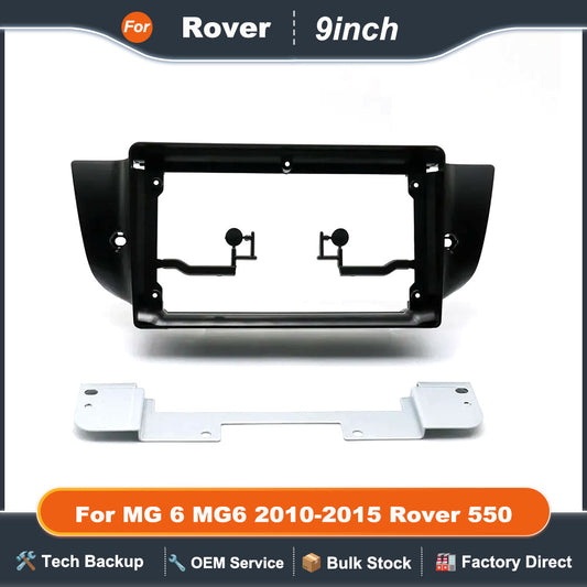 9 Inch 22.86cm Car Frame Fascia Adapter Canbus Box Decoder Android Radio Dash Fitting Panel Kit for MG 6 MG6 2010-2015 Rover 550