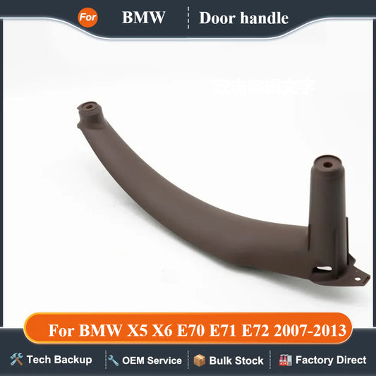 Interior Left Right Passenger Door Pull Handle Inside Cover Panel Trim Replacement For BMW X5 X6 E70 E71 E72 2007-2013