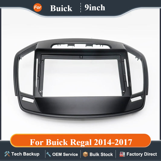 Car 2Din Radio Stereo Fascia Frame for Buick Regal 2014-2017 9Inch Big Screen DVD Player Face Dash Mount Trim Kit