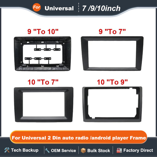 9 inch to 10.1  10   7  frame 2 DIN  suitable for all car models center console radio Android system