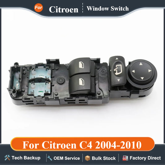 For Citroen C4 2004-2010 Master Electric Power Window Lifter Switch 9651464277 6554.HE